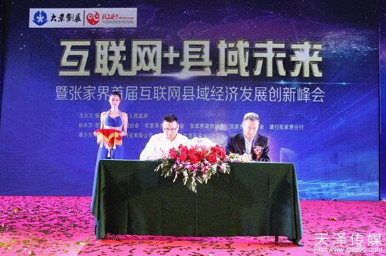 张家界首届互联网县域经济发展创新峰会